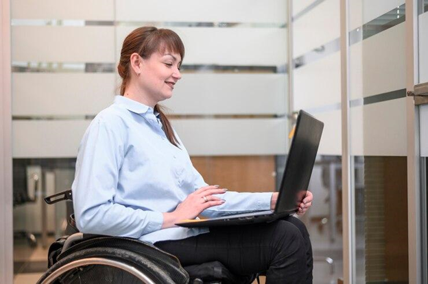 Working Young Adult Wheelchair User